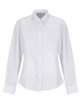 GIRLS SLIM FIT WHITE BLOUSE - NON IRON (2 PACK)