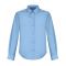 GIRLS LONG SLEEVE BLUE BLOUSE - NON IRON (2 PACK)