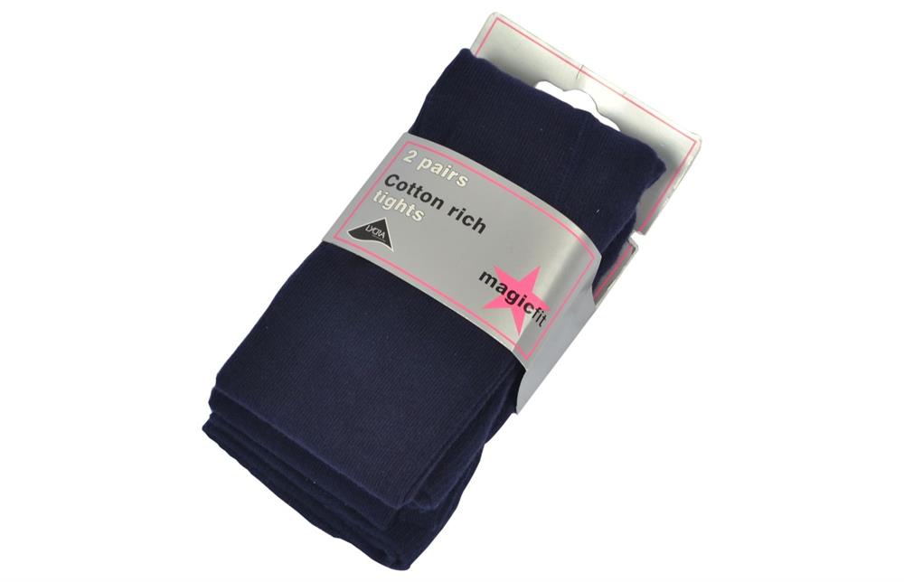 NAVY COTTON TIGHTS (2 PACK), Fullerton House Preparatory School , St Brides Primary School, Wallace Preparatory School , ACCESSORIES, Ben Madigan Preparatory School