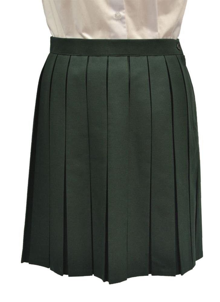 GROSVENOR GREEN PLEATED SKIRT, Grosvenor Grammar School