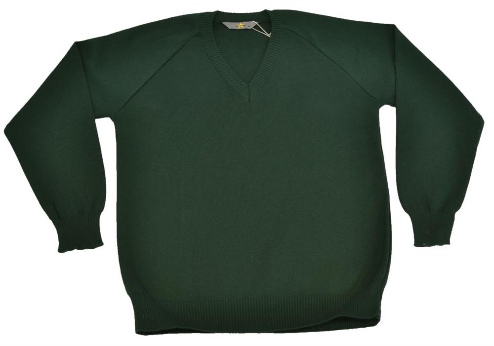 GREEN PULLOVER, Bloomfield Collegiate School, Friends' School Lisburn , Grosvenor Grammar School, Lagan College, Rockport Senior School, KNITWEAR