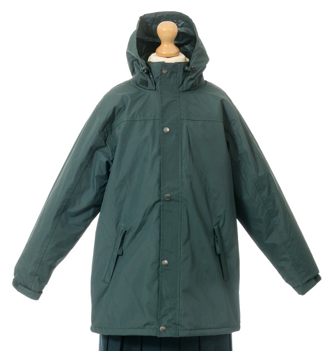 GREEN FLEECE LINED COAT, Friends' Preparatory School, Penrhyn Preparatory School