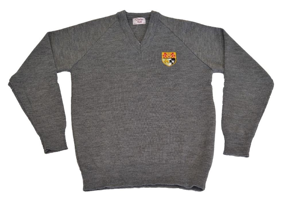 SULLIVAN 6TH FORM GREY BADGED PULLOVER, Sullivan Upper School