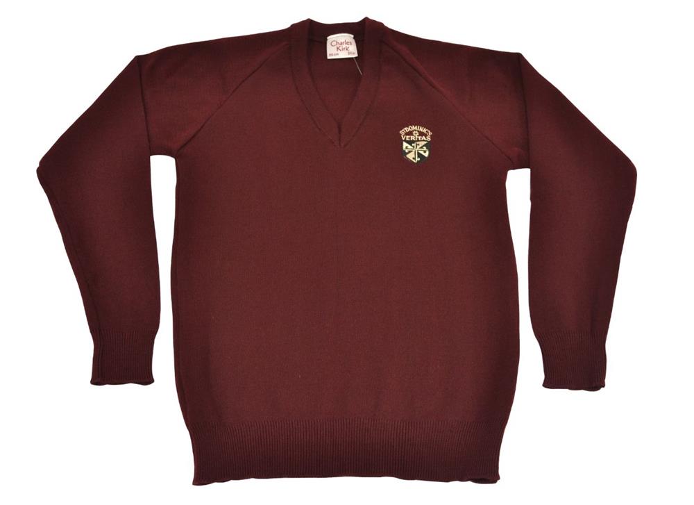 ST DOMINICS PULLOVER ACRYLI WB, St Dominics Grammar School for Girls