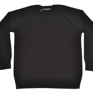 PLAIN BLACK PULLOVER COTTON, The Royal Belfast Academical Institution - INST, St Malachys College, Campbell College