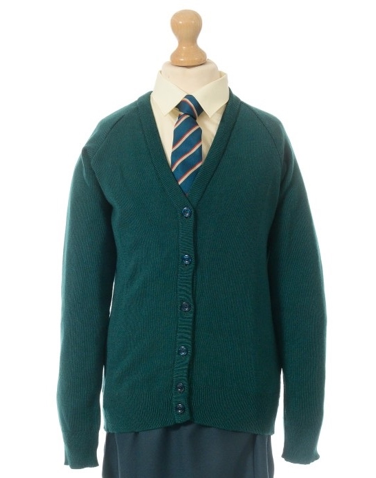 PETROL CARDIGAN (ACRYLIC), Penrhyn Preparatory School , Strathearn School