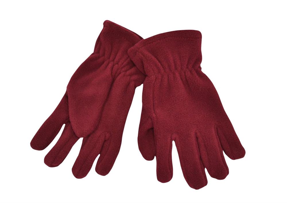 MAROON FLEECE GLOVES, Victoria Preparatory School