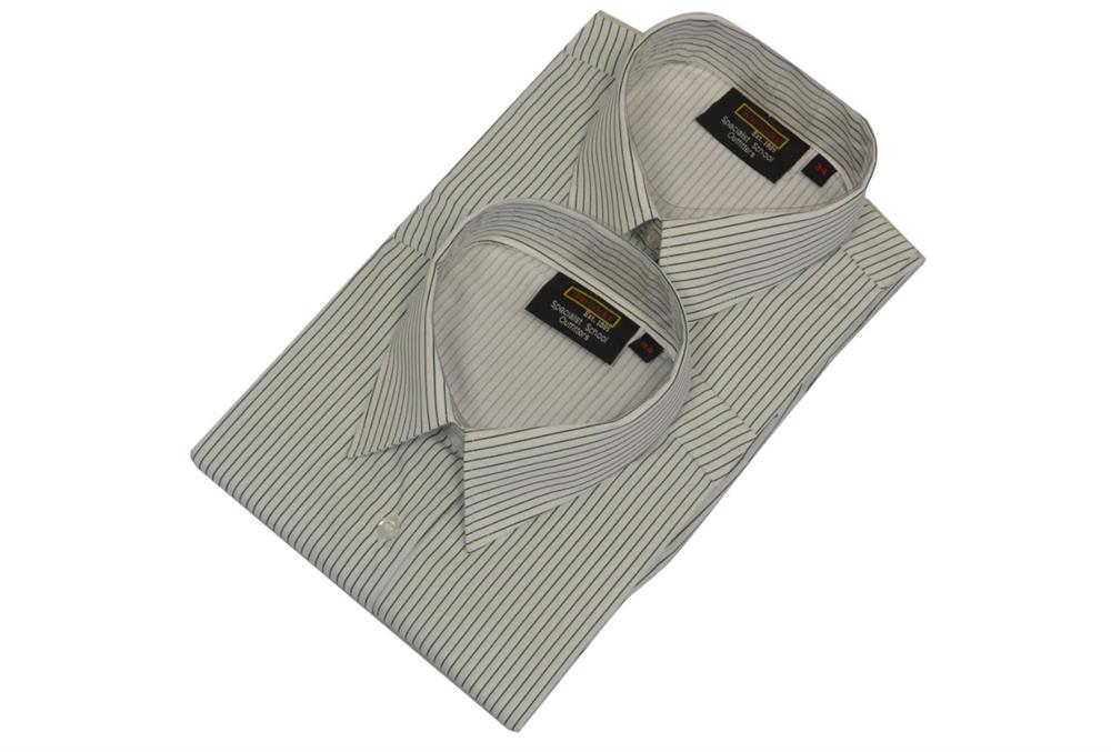 GREEN STRIPED LONG SLEEVE BLOUSE (2 PACK), Bloomfield Collegiate School, SHIRTS & BLOUSES