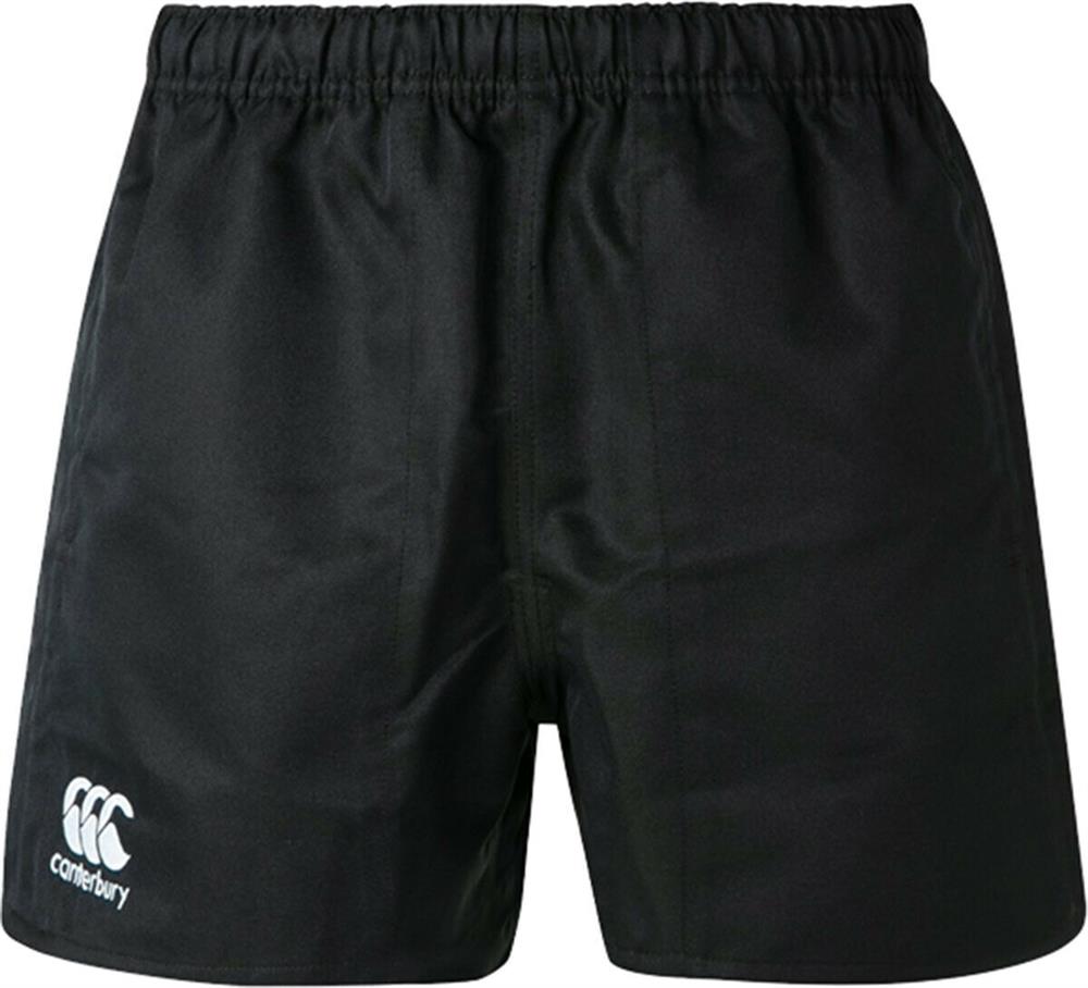 CANTERBURY RUGBY SHORT BLACK, SPORTS KIT