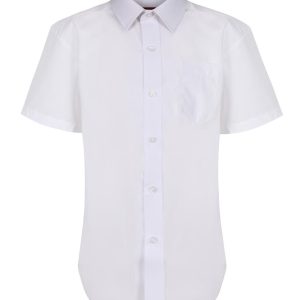 BOYS SHORT SLEEVE WHITE SHIRT - NON IRON (2 PACK), Downey House Preparatory School, Friends' Preparatory School, Fullerton House Preparatory School , Harmony Hill Primary School, Inchmarlo Preparatory School, Park Lodge Primary School, St Josephs Primary School Carryduff, Sullivan Preparatory School, Wallace Preparatory School , Belfast Boys Model School, Fort Hill Integrated College , Friends' School Lisburn , Grosvenor Grammar School, Lagan College, Laurelhill Community College, Lisnagarvey High School, Malone College, Our Lady and St Patricks College, Knock, St Malachys College, Sullivan Upper School, Wellington College, SHIRTS & BLOUSES, Belfast High School, Belfast Royal Academy, Campbell College, Aquinas Diocesan Grammar, Blessed Trinity College, Finaghy Primary School, Campbell College Junior School, Ben Madigan Preparatory School