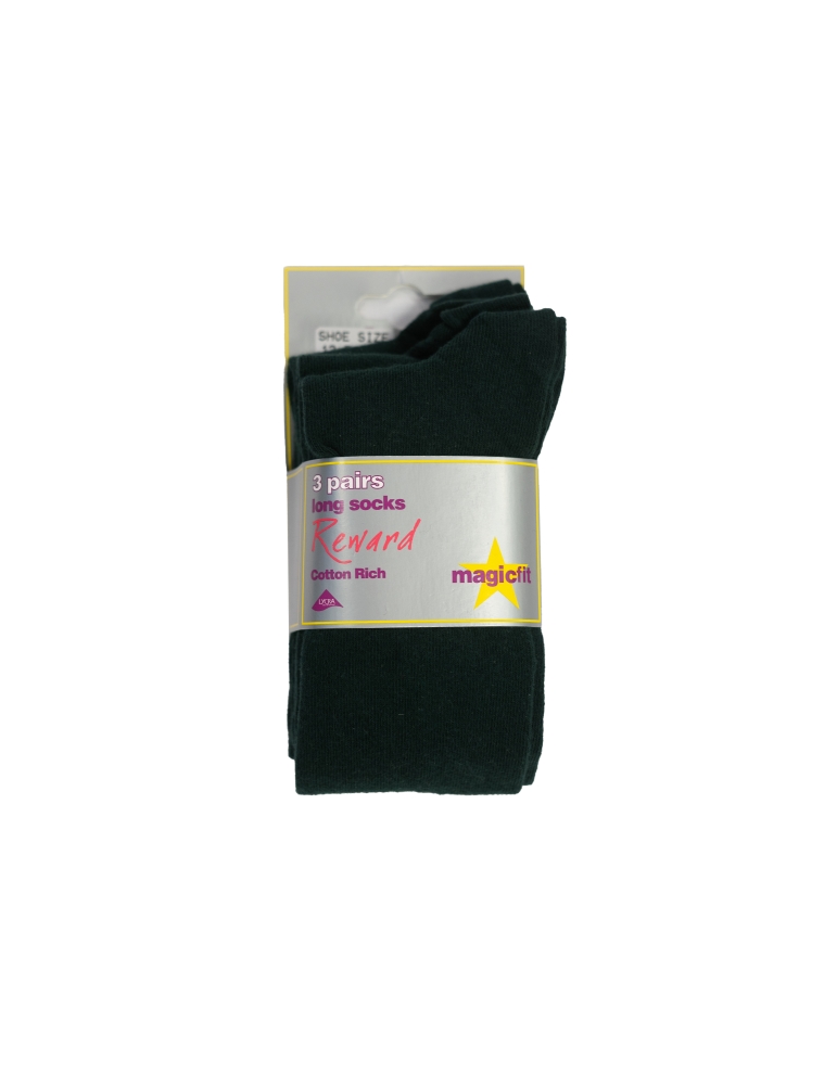 COTTON RICH KNEE SOCK 3PK, Bloomfield Collegiate School, Grosvenor Grammar School, ACCESSORIES