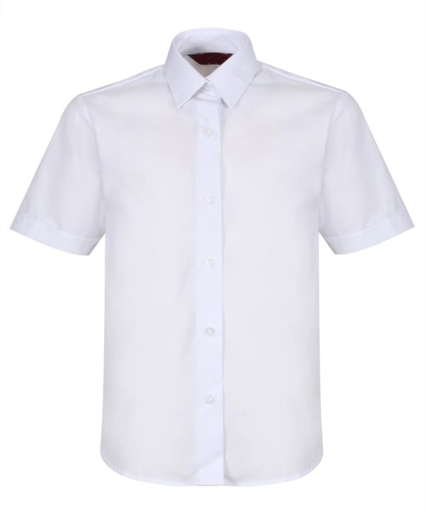 GIRLS SHORT SLEEVE WHITE SHIRT - NON IRON (2 PACK), Belfast Royal Academy, Aquinas Diocesan Grammar, SHIRTS & BLOUSES, Belfast High School, Blessed Trinity College, Finaghy Primary School, Dominican College Fortwilliam, Fort Hill Integrated College , Park Lodge Primary School, Belfast Model School for Girls, Sullivan Upper School, The Wallace High School, Methodist College Belfast, Our Lady and St Patricks College, Knock, Lisnagarvey High School, Malone College, Lagan College, Laurelhill Community College