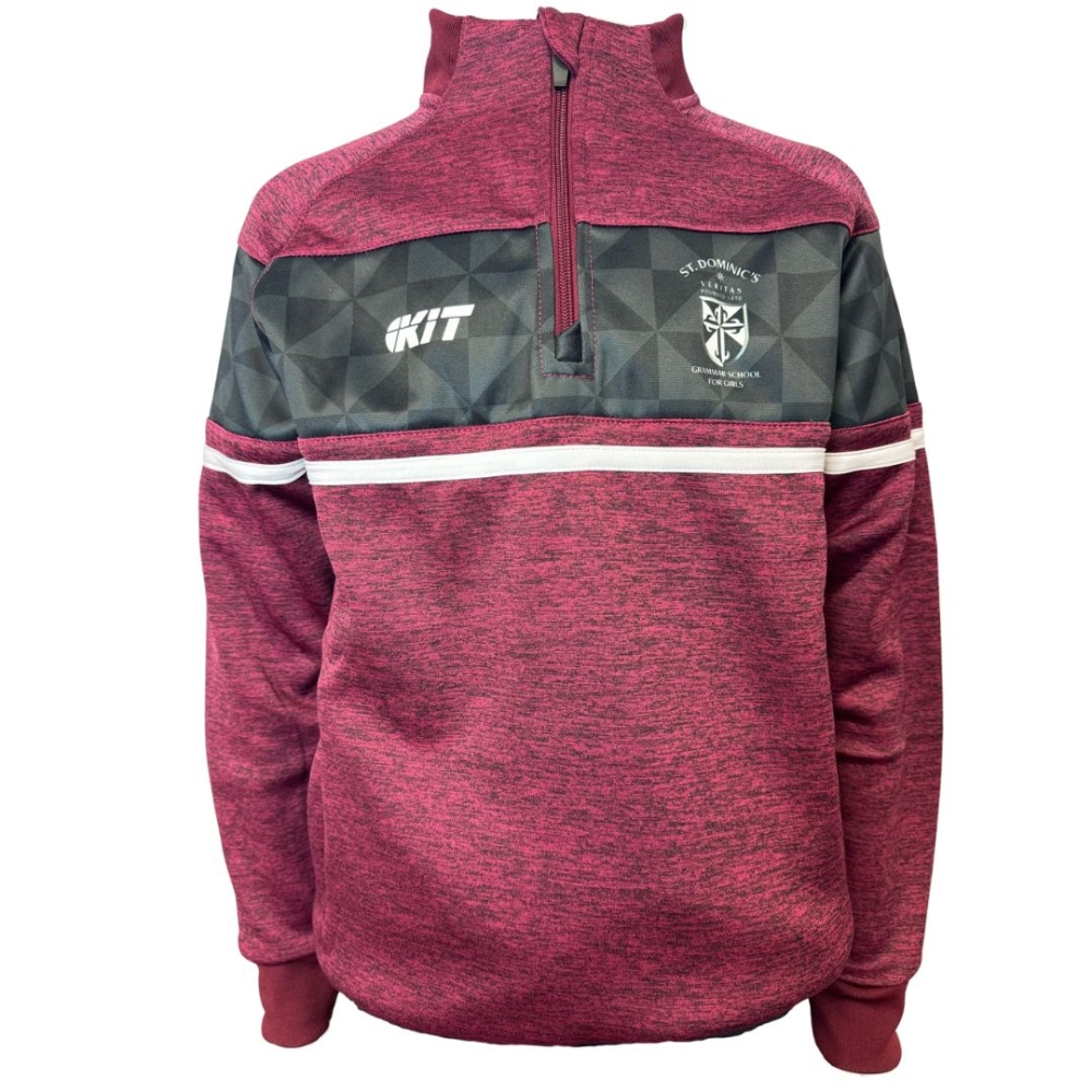 NEW ST DOMINIC'S HALF ZIP, St Dominics Grammar School for Girls