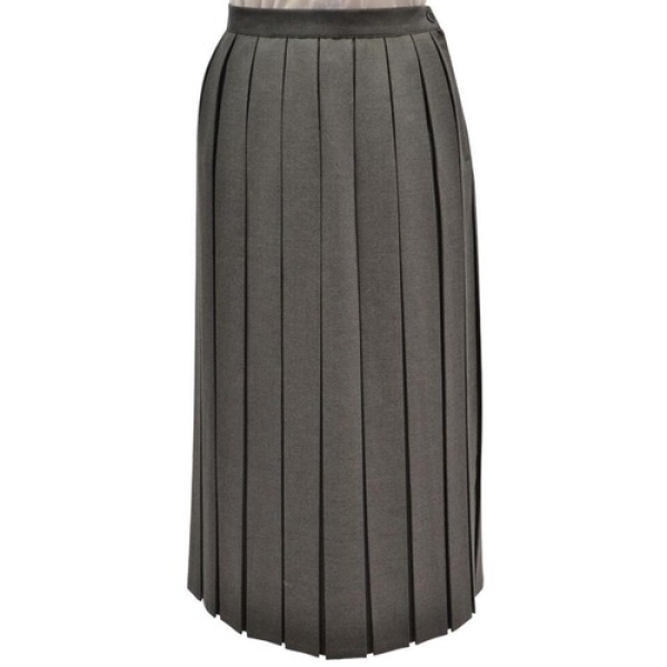 GREY LONG BOX PLEAT SKIRT, Belfast Model School for Girls, Belfast Royal Academy