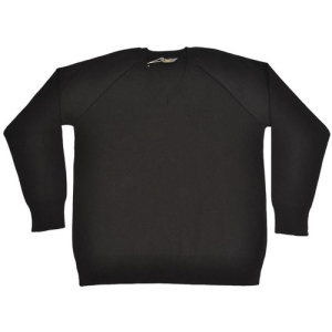 PLAIN BLACK PULLOVER COTTON, The Royal Belfast Academical Institution - INST, St Malachy's College, Campbell College