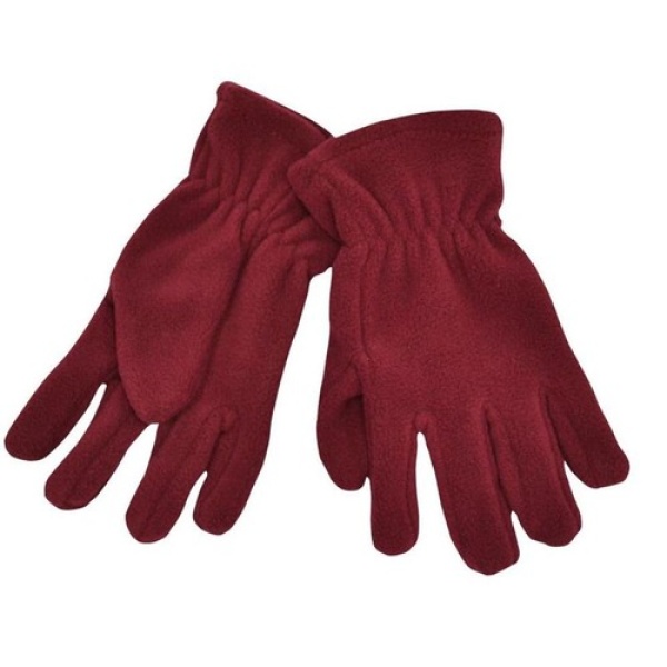 MAROON FLEECE GLOVES, Victoria Preparatory School