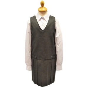 GREY PLEATED TUNIC, Sullivan Preparatory School, SKIRTS & TUNICS