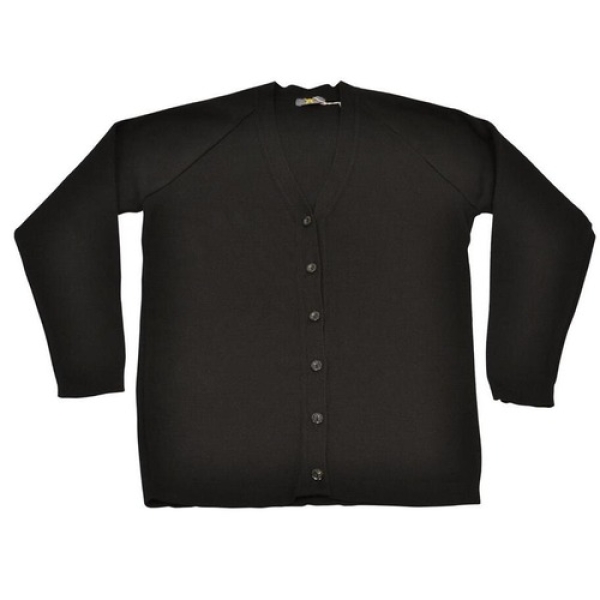 PLAIN BLACK CARDIGAN, Lagan College, Knitwear