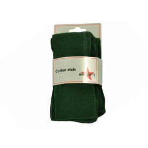 GREEN 2PK COTTON TIGHTS, Friends' Preparatory School, Finaghy Primary School