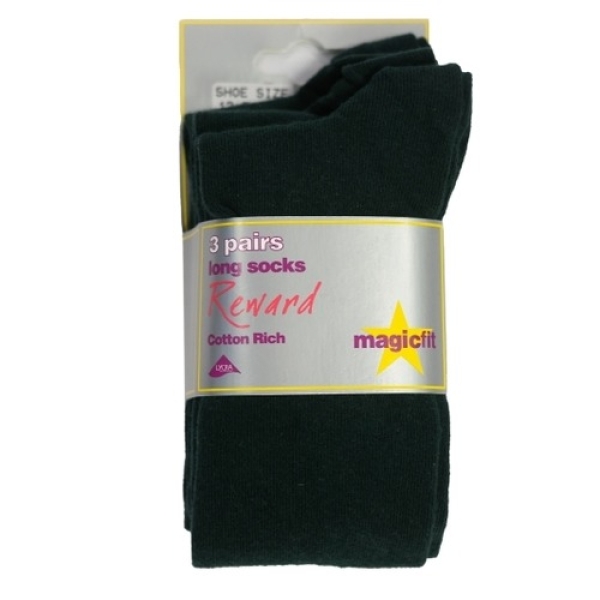 COTTON RICH KNEE SOCK 3PK, Bloomfield Collegiate School, Grosvenor Grammar School, ACCESSORIES